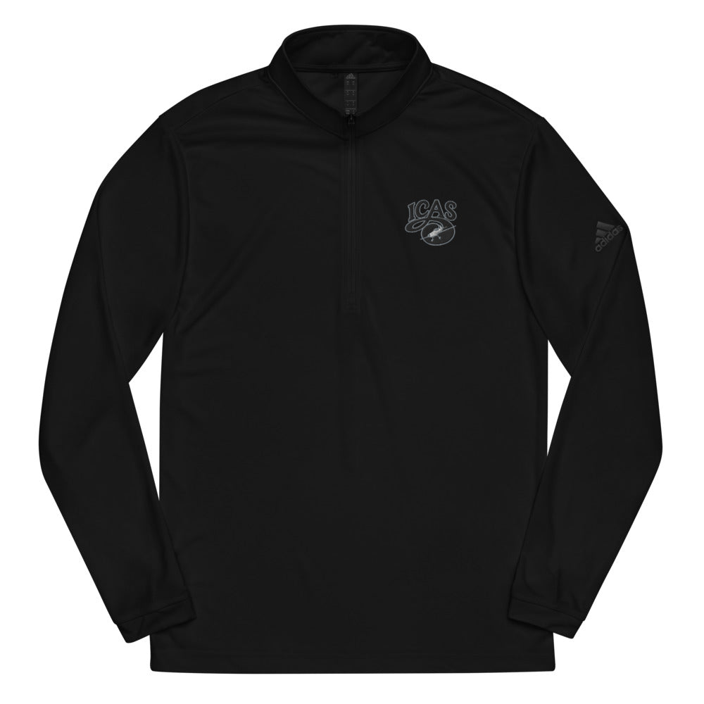 Quarter Zip Pullover - Grey Logo